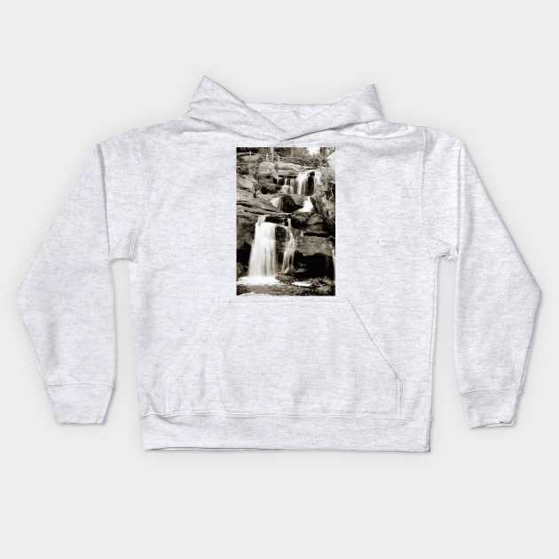 Chapman Falls Kids Hoodie by Rob Johnson Photography